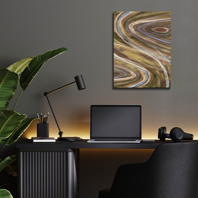 «Mineral Overlay 1» par Alicia Ludwig, art mural en verre acrylique