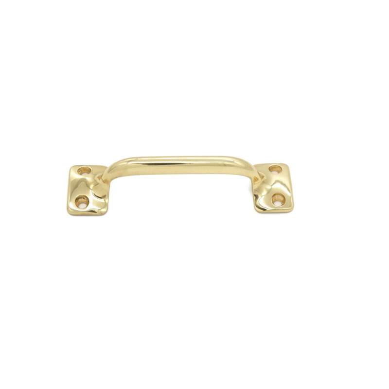Unlacquered Brass Window Bar Sash Lift, 4 19/50"