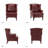 Anapatricia 32.5'' W Genuine Leather Wingback Armchairs-76393409