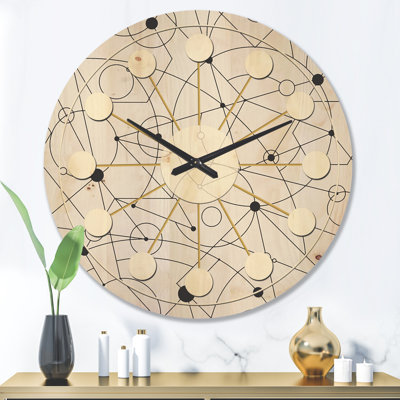 Solid Wood Wall Clock