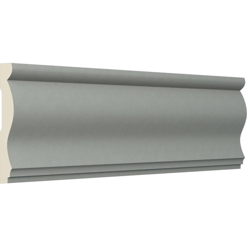 Primed White Polyurethane Crown Chair Rail Moulding Set