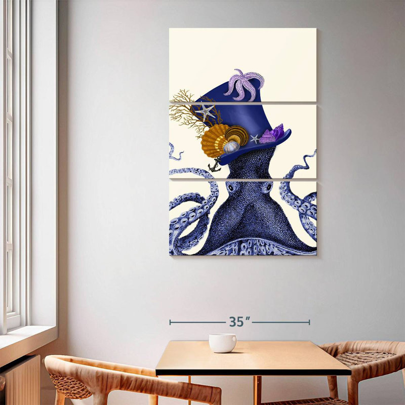 Brampt Octopus Nautical Hat, 65" H x 42" W