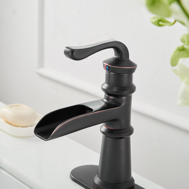 Single-Hole Single-handle Bathroom Faucet, Oil Rubbed Bronze