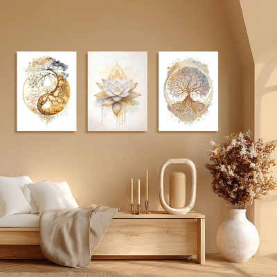 3 Piece Wrapped Canvas Print