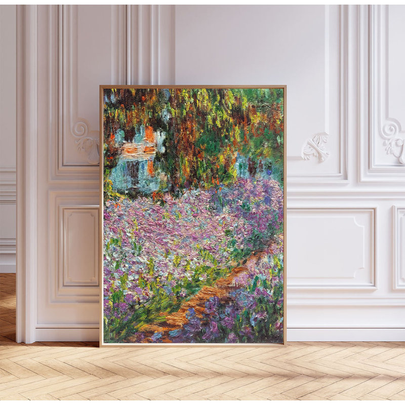 Irises In Monet's Garden, 1900 by Claude Monet - No Frame Print, 42cm H x 29cm W