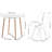 Dorelien 2 - Person Four Leg Dining Set-248417847