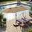 15 FT Double-Sided Market Umbrella With Heavy-Duty Base-467821877