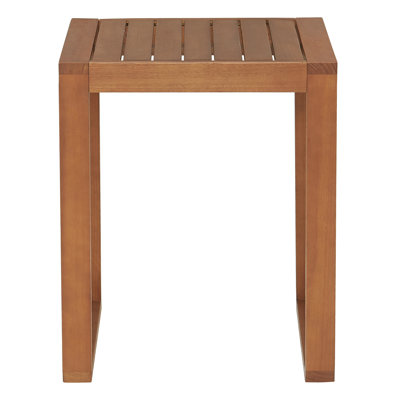 Grafton Rectangular and Square Eucalyptus Solid Wood Outdoor Side Table , 19.5 " W 19.5 " D
