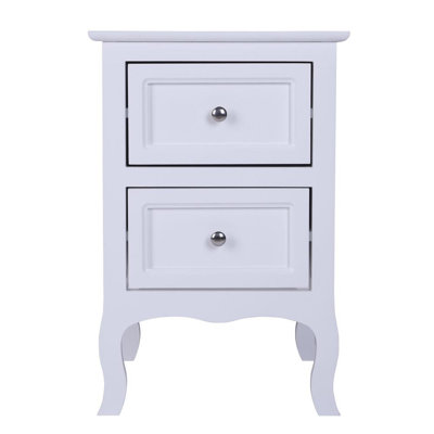 40cm W Solid + Manufactured Wood Bedside Table