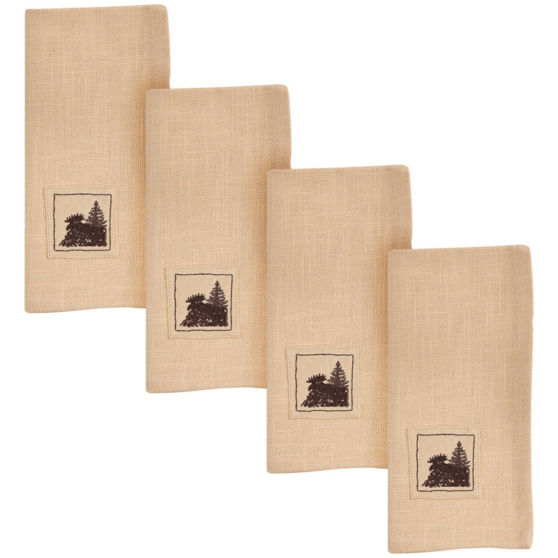  Valley View Brown Mountain Napkin Set of 4