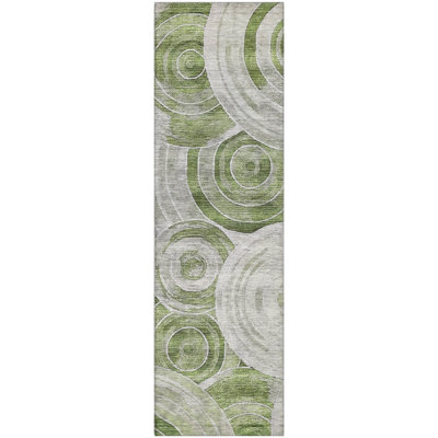 Premium Machine Washable Lubbers AMF1750 Geometric Rug