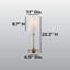 Lampe de table 1 lumière Kael-1200101454