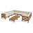 Acacia 10 - Person Patio Conversation Set with Cushions-894956340