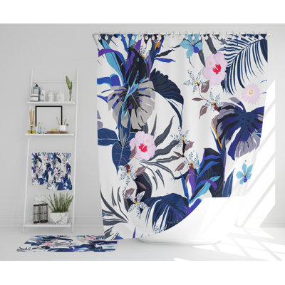 Nevjanko Polyester Shower Curtain Set