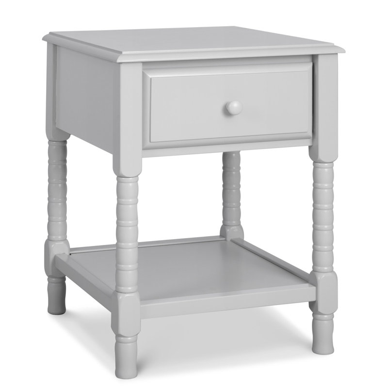 Table de chevet 1 tiroir Jenny Lind, gris
