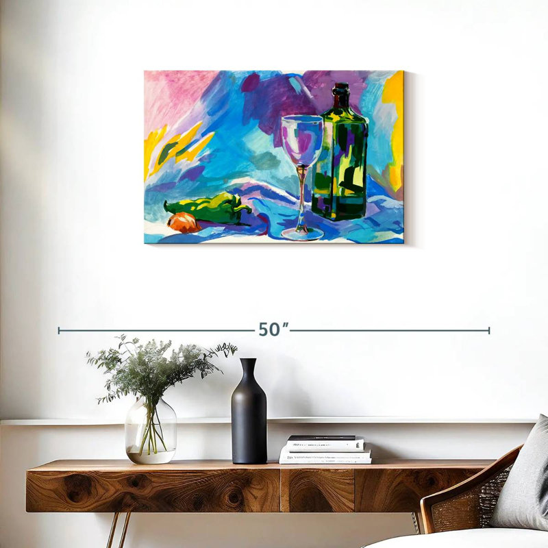 Yarlin Alcohol, 20" H x 30" W