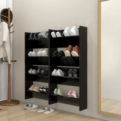 4 Pair Shoe Rack