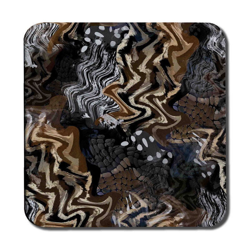 Square 6 Piece Coaster Set
