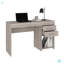 Bureau d'ordinateur à deux tiroirs avec une tablette inférieure pour le bureau à domicile
