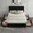 Candler Modern Bed With 4 Drawers And Headboard, Velvet Upholstered Platform Bed, Sturdy Metal & Wooden Slats Support, No Box Spring Needed, Easy Assembly-2000677982-2000677985