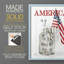 «America My Home Sweet Home», reproduction encadrée - bois massif-1317659850-1317659852