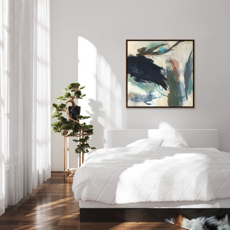 «Thundering Splash» par Jean Kenna, art mural encadré, Verre