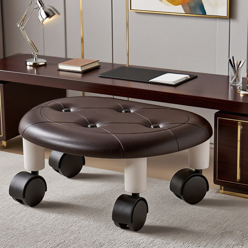 Low Stool With Wheels
