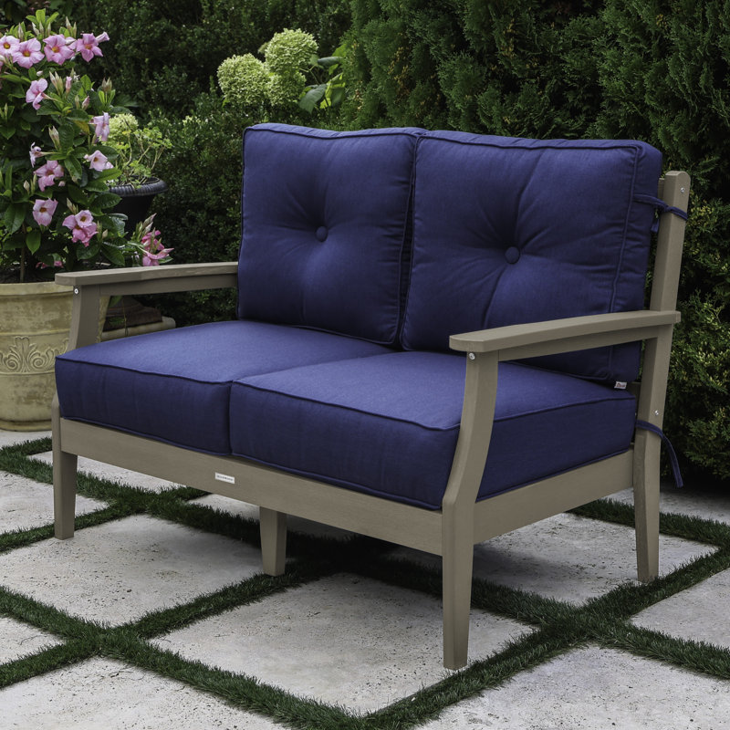 Anifer Lehigh Deep Seating Loveseat, Spectrum Indigo 