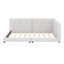 Upholstered Queen Size Platform Bed With USB Ports-545145756