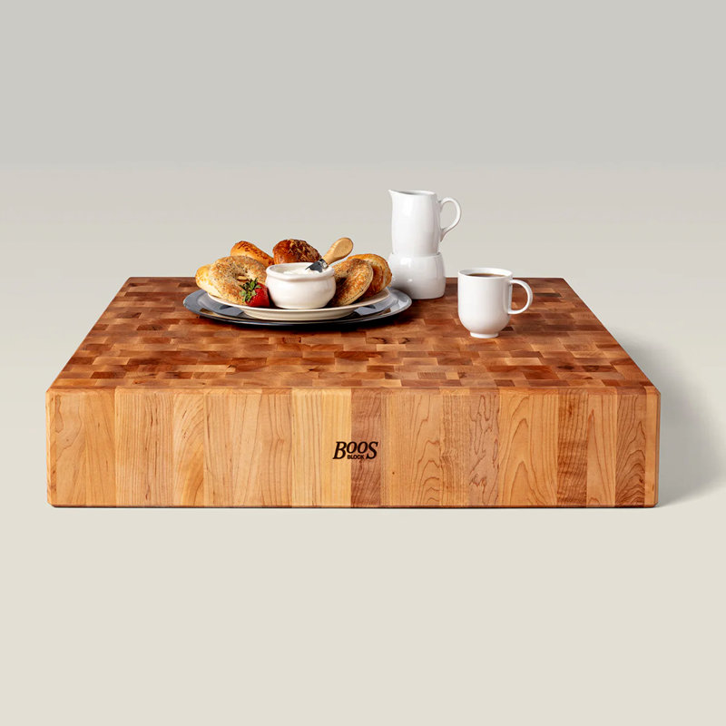 BoosBlock® Reversible 6" End Grain Maple Chopping Block, 30" W x 24" L