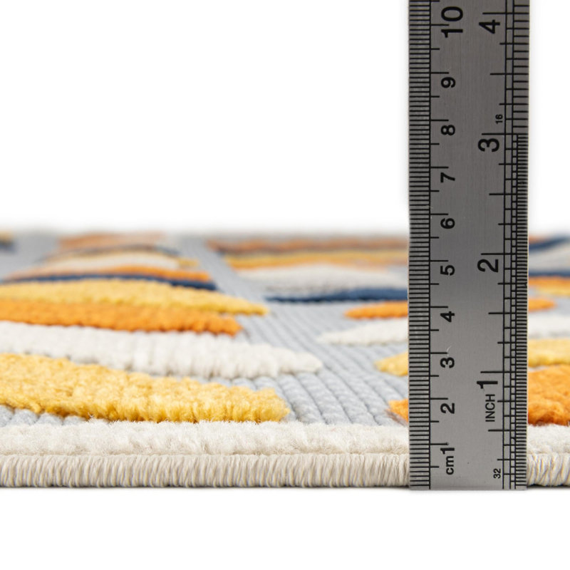 Oranjestad Aruba Indoor/Outdoor Rug, Runner 2' x 6'