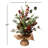 20"H Christmas Floral Table Tree Décor