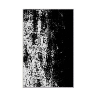 Antibacterial Hall Carpet (2.6 x 6.6 Ft) | 100% Polyester, 0.4 in Pile Height | Non-Slip PVC Dot Underside, Machine Washable | 3D Digital Printing, Durable & Stylish for Entryways, Living Rooms & More