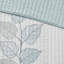 Ensemble de courtepointe brodée 6 pièces avec coussins décoratifs bleu grand / grand
