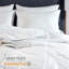 Insertion de couette matelassée en jacquard à rayures pour grand lit - édredon toutes saisons en duvet synthétique-126280786-100776155