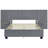 Upholstered Platform Bed With Big Headboard-568173343