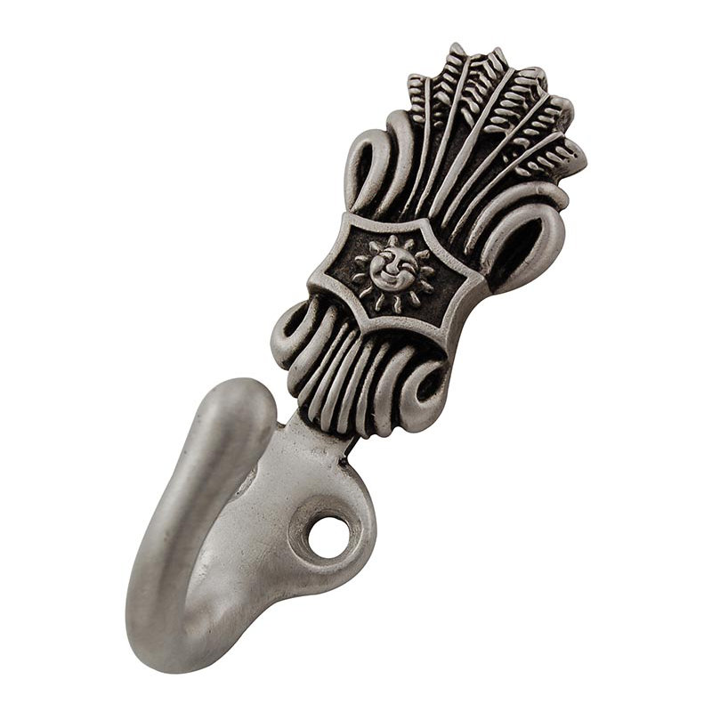 Sforza Wall Hook, Antique Nickel