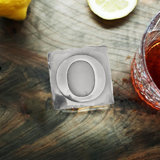 Custom Letter O Monogram Ice Cube Mold – 2 Inch Large Initial Silicone Ice Tray, Perfect Personalized Gift (Great For Cocktails, Whiskey & Beverages),