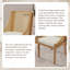 Chaises de salle à manger, fauteuils avec coussins Modern Rattan-2127098023