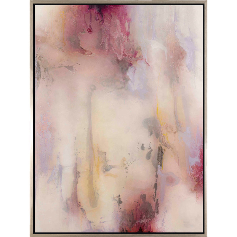 Dans la brume - peinture sur toile, H 48 po x l 36 po x P 2,25 po