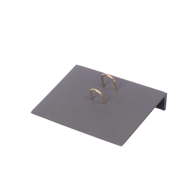 Michi Leather / Faux Leather Desk Organiser Set, Grey