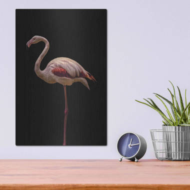 Pink Flamingoes Standing Face to Face Love Flamingo Prints Flamingo Wall  Decor Beach Theme Bathroom Decor Wildlife Print Pink Flamingo Bird Exotic  Beach Poster White Wood Framed Art Poster 14x20 - Poster