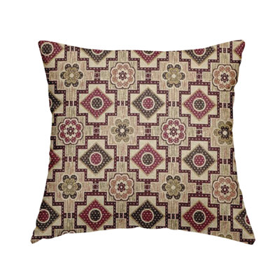 Minnie Geometric Square Cushion