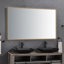 Miroir de salle de bain 60 po avec miroir à DEL 36 po