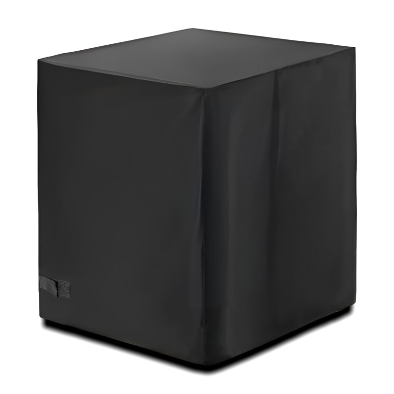 Quickflame Firepit Tank Hidaway Table Cover 17 Inch, Black, 17"