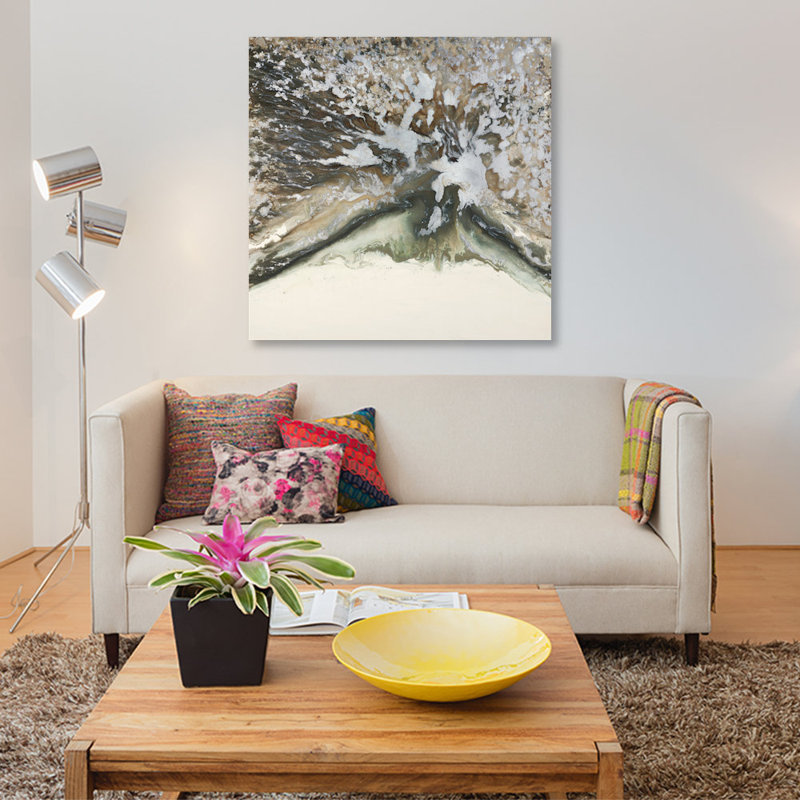 «Whisper» par Blakely Bering - Impression sur toile tendue sur châssis, H 12 po x l 12 po x P 1,5 po, Toile tendue