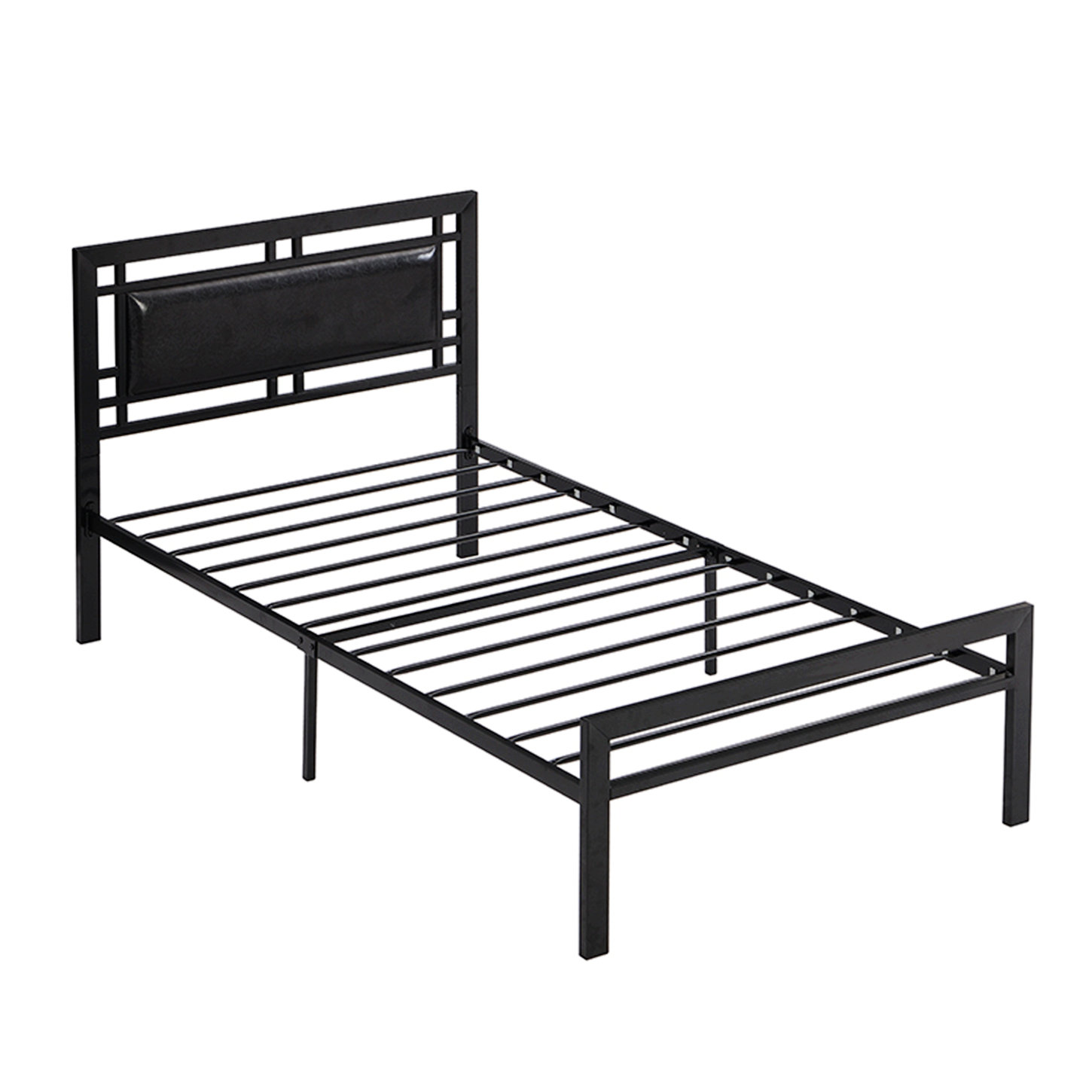 Ebern Designs Metal Bed, Sturdy System Metal Bed Frame Wayfair Canada