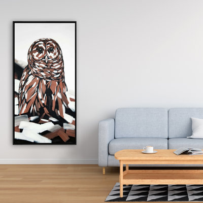 Tawny Owl Print On Canvas