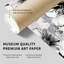 Impression florale noire et blanche I, art moderne sans cadre-216965154