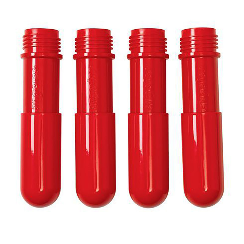 BASELINE Extra Table Legs 4 Pack, Candy Apple Red, 12"